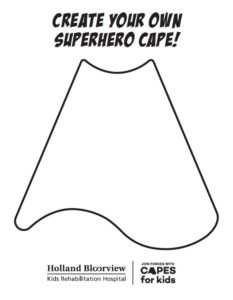 blank cape outline